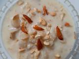 A picture of Sweet potato kheer.