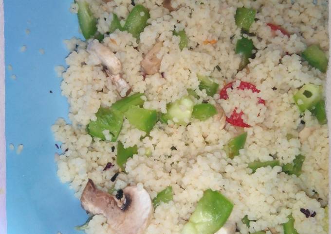 A picture of Couscous with Vegetables.