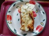 A picture of Fried Bread Sandwiched in Vegetable.