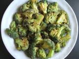 A picture of ‘Kara-age’ Fried Broccoli.