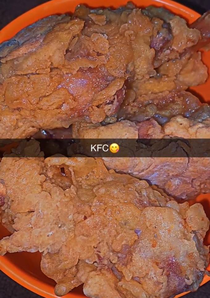 A picture of Homemade kfc chicken.