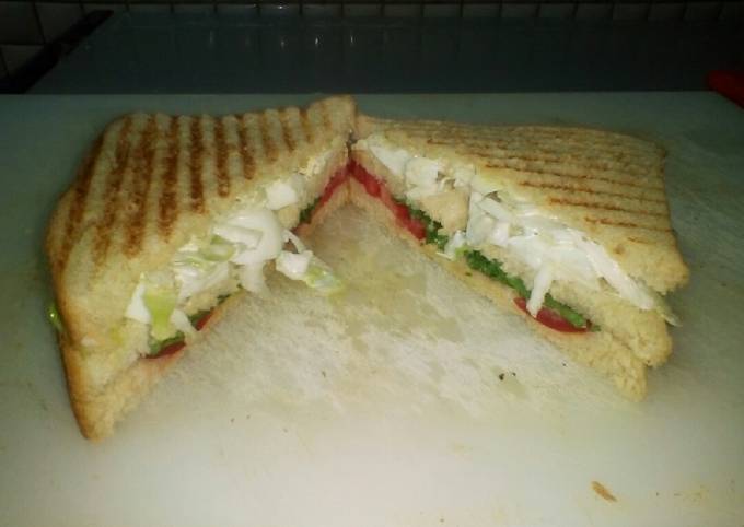 A picture of Vegetable Sandwich.