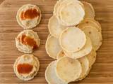 A picture of Home made onion rice crackers.