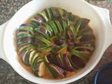 A picture of Eggplant and courgette Ratatouille #one recipe one trer.