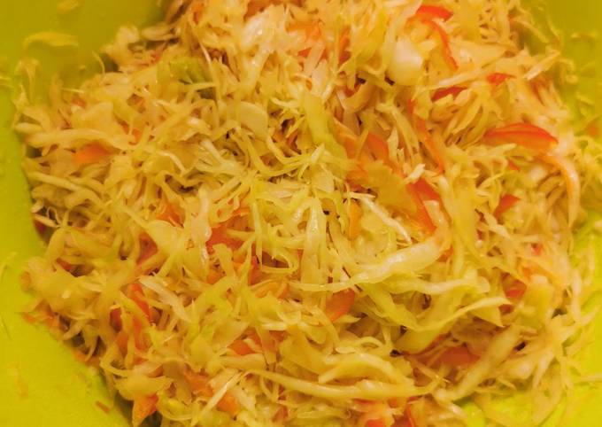 A picture of Coleslaw for picky eaters.