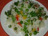 A picture of Vegetable rice # vegetable contest.