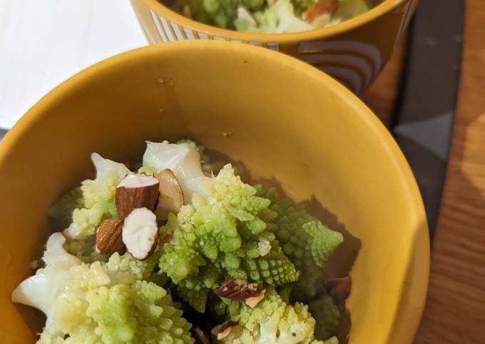 A picture of Romanesco side salad.