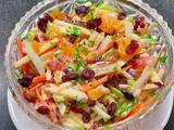 A picture of Crunchy Apple & Carrot Salad with Creamy Dressing:.