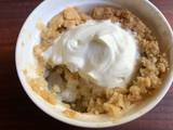 A picture of Apple Crumble Just 4U.