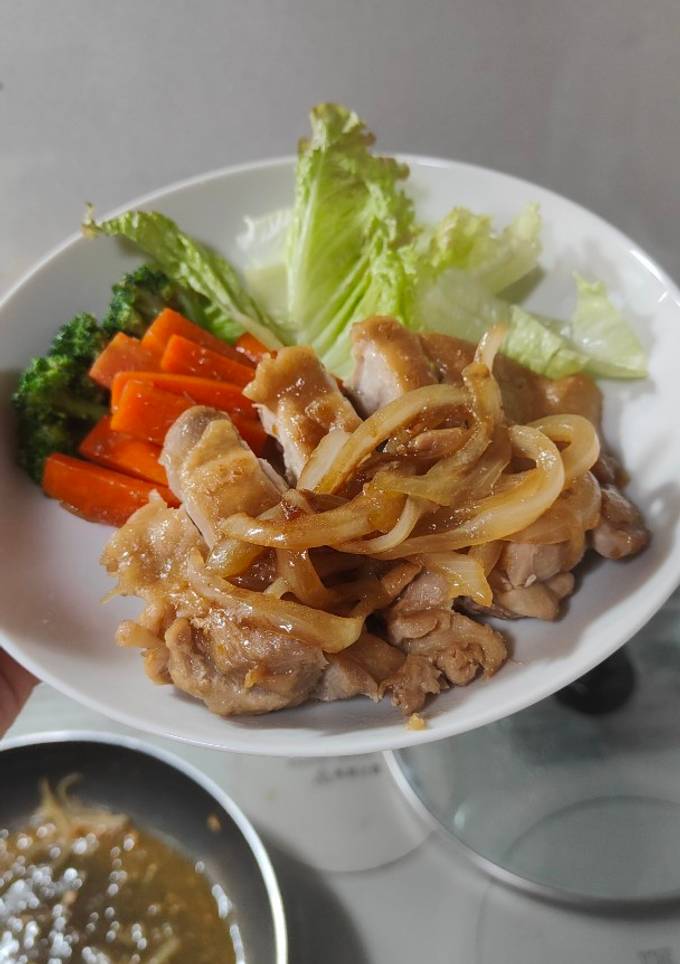 รูปของ สเต็กไก่สไตล์ญี่ปุ่นแบบง่ายๆ