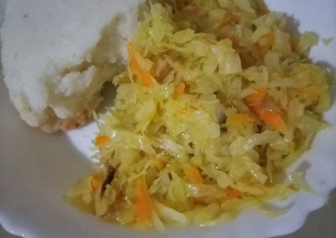 A picture of Steamed Cabbage.