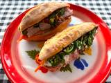 รูปของ Baguette Vietnamese Sandwich🥖🌶️🍅🧄แซนวิชเวียดนาม Banh Mi🥖🌶️EP:ไส้หมูย่าง&แครอทดองพริกสด🌶️