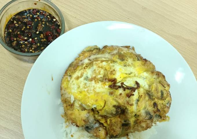 Foto resep Mushroom Omelet with Sweet Soy Sauce (Indonesia)