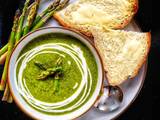 A picture of Homemade Asparagus Soup.