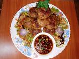 A picture of Spicy cauliflower stuffed potato tikkis 🧅🌶️🥔.