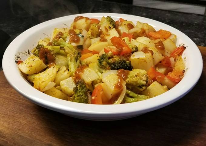 A picture of Front Street Heat Roasted Vegetables.