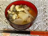 A picture of Halloween Miso soup.