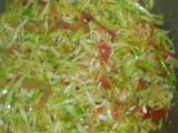 A picture of Steamed cabbage #weekely jikoni challange.