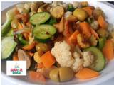 A picture of Mixed vegetables stir fry salad.