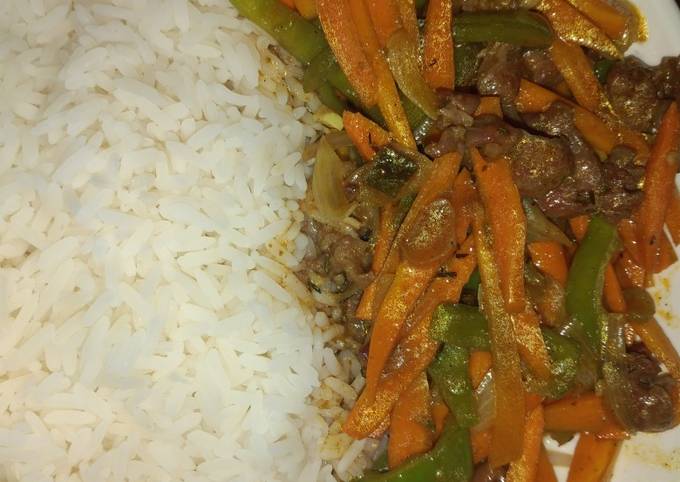 A picture of Tastiest beef and vegetable stir fry.