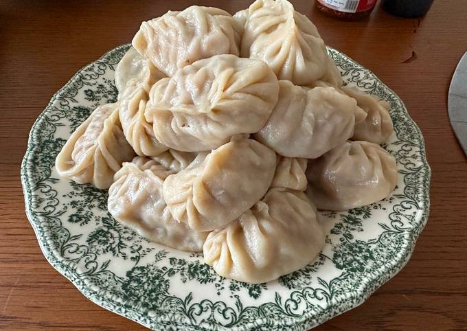 A picture of Uyghur Manta - butternut squash lamb dumplings.