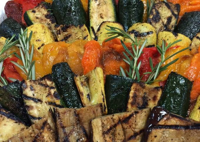 A picture of Grilled vegetables.