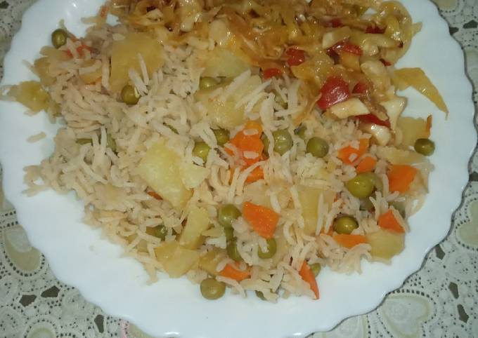 A picture of Rice confusion with cabbage.