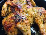 A picture of Lemon Garlicky Roast Chicken.