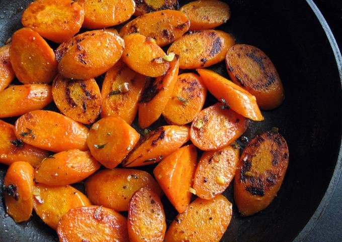 A picture of Pan-fried Carrots.