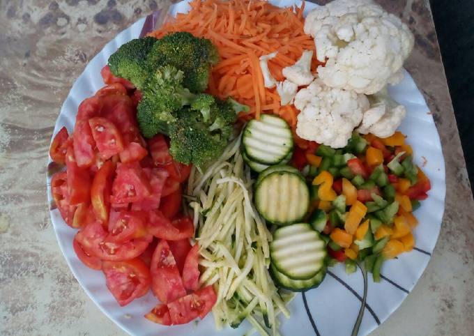 A picture of Assorted veggies....