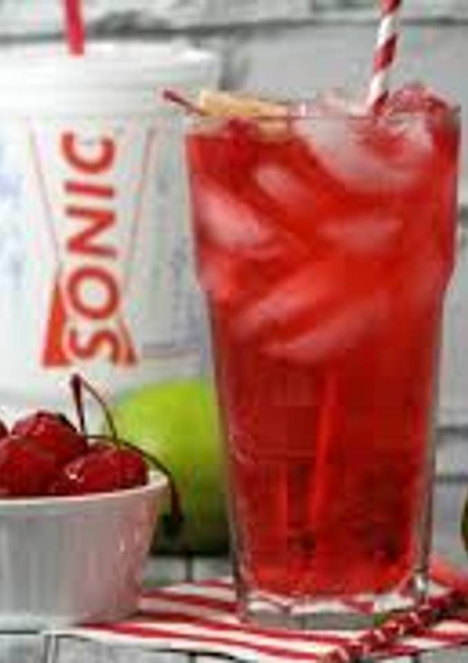 A picture of Homemade Sonic-Inspired Cherry Limeade.