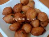 A picture of Vegetables Puff-puff.