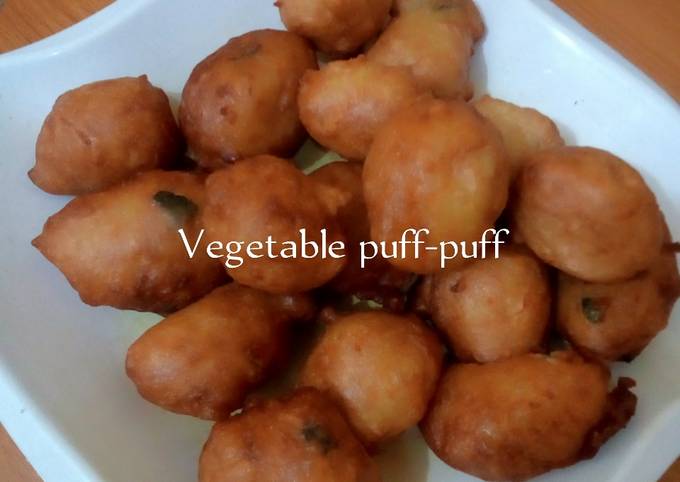 A picture of Vegetables Puff-puff.