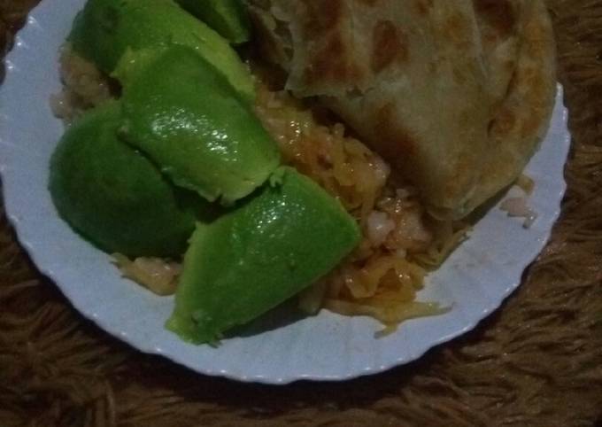 A picture of Rice cabbage stew.