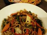 A picture of Stir Fried Vegetable Noodles#themechallenge.