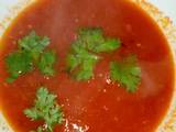 A picture of Tomato lime sauce.