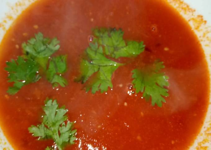 A picture of Tomato lime sauce.