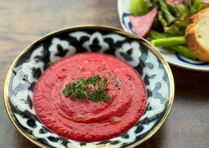 A picture of Beetroot Cold Soup.