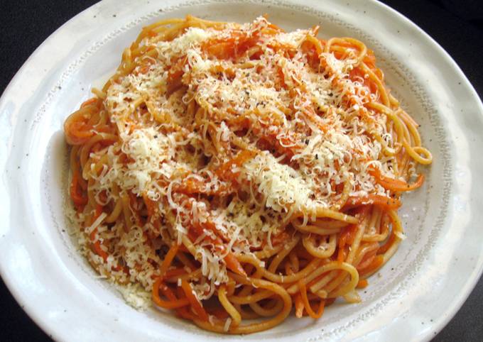 A picture of Carrot Spaghetti.