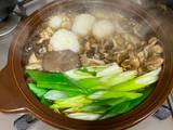 A picture of Japanese Oyster Mushroom and Chicken Pot.