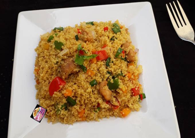 A picture of Chicken and Vegetable Cous Cous.