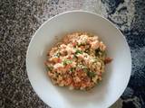 A picture of Tomato scrambled eggs #festiveseasondish-Nairobi.