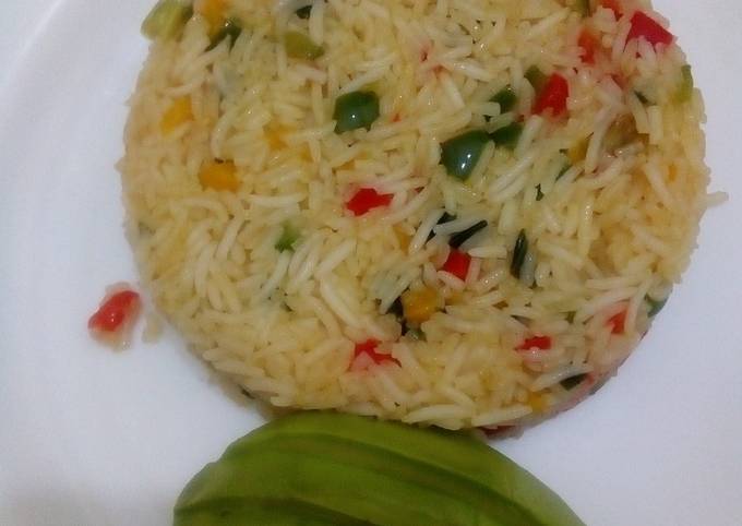 A picture of Vegetable rice.