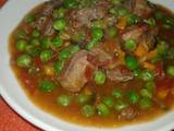 A picture of Peas/beef stew #vegetable contest.