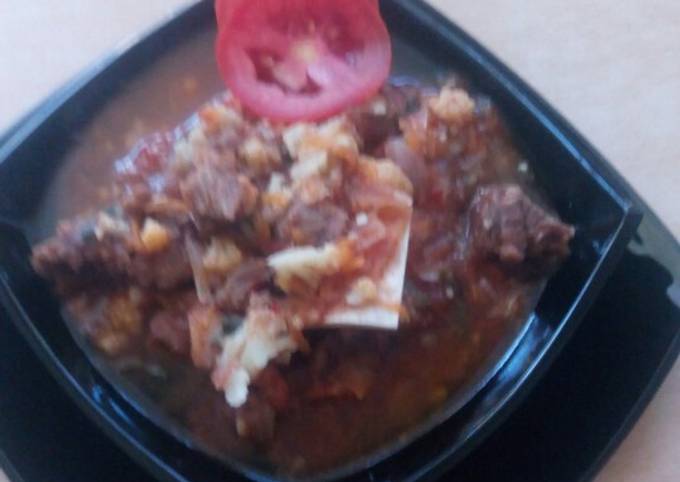 A picture of Beef & Vegetable Stew#festive contest Mombasa#.