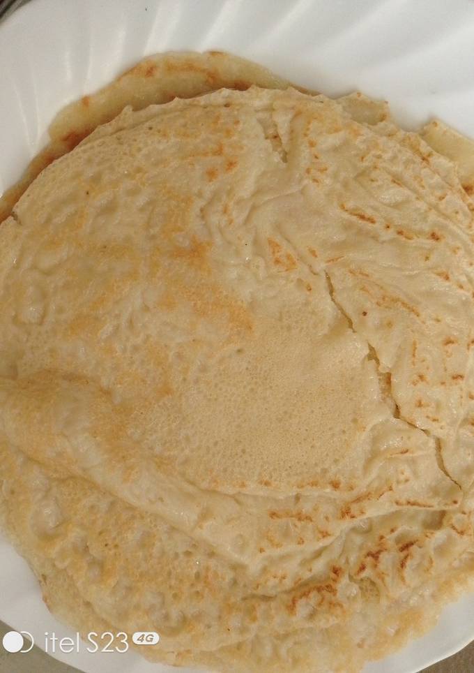 A picture of Dry pancakes.