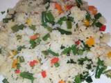 A picture of Fried Vegetable rice.