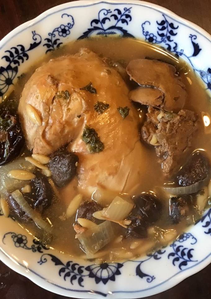 A picture of California Farm Candle Nuts Chicken Soup.