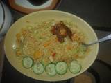 A picture of Vegetable jelouf rice.