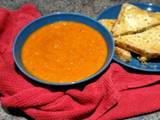 A picture of Roasted Vegetable Soup.